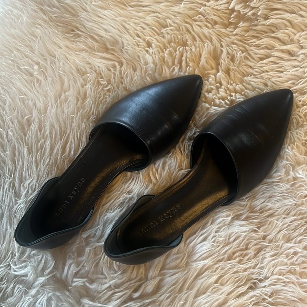 Jenni Kayne D’Orsay Flats (Color Black, Size 39)